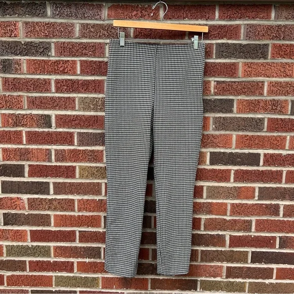 H&M | Pants & Jumpsuits | Hm Black And White Houndstooth High Waisted Dress  Pants Trousers | Poshmark